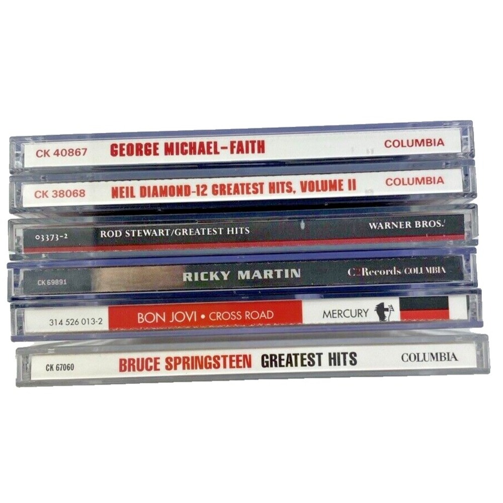 Lot of 6 CD's Springsteen Bon Jovi Rod Stewart Neil Diamond George Michael - Picture 2 of 16
